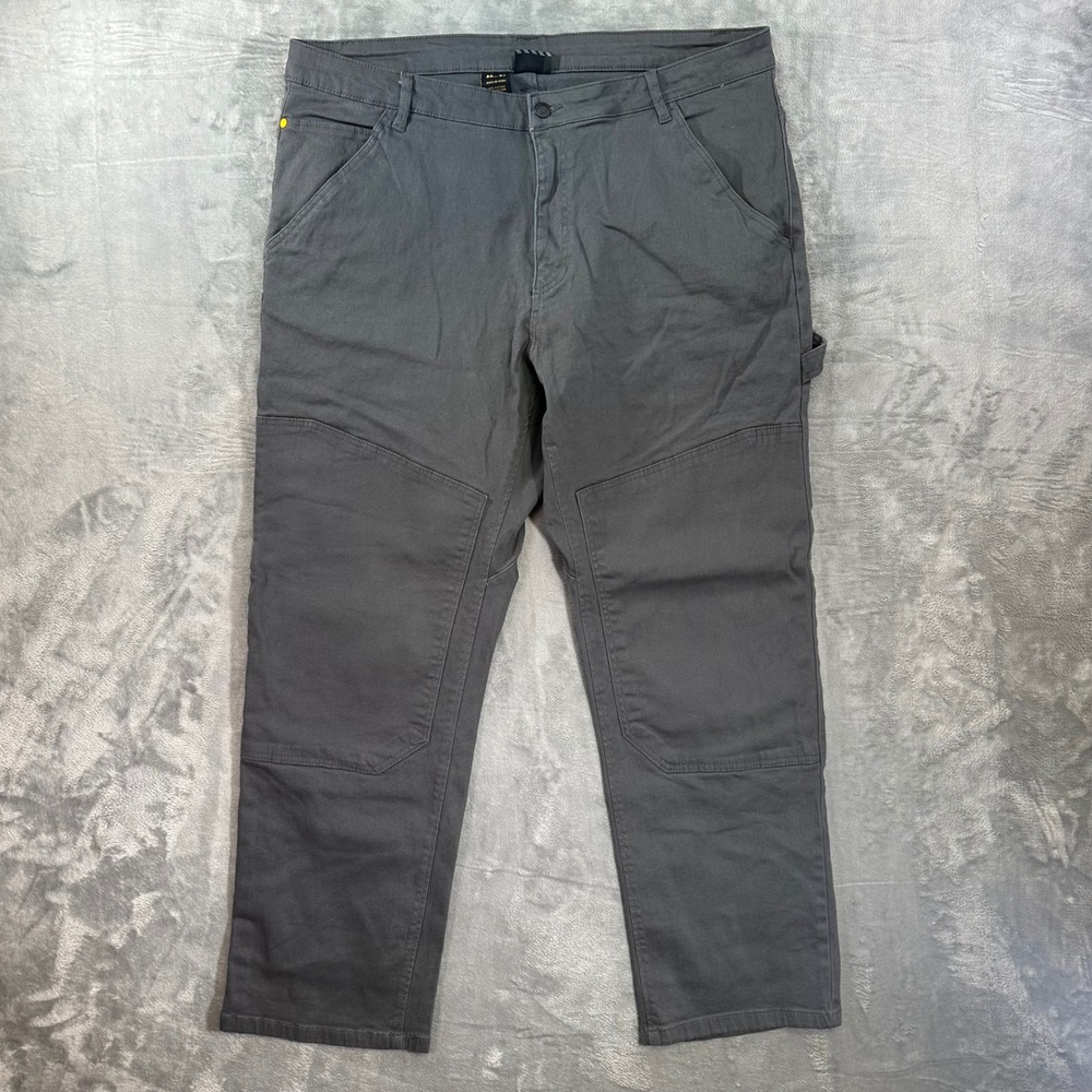 Caterpillar Carpenter Pants Men's Size 40x32 Gray Carpenter Utilty Work Pants